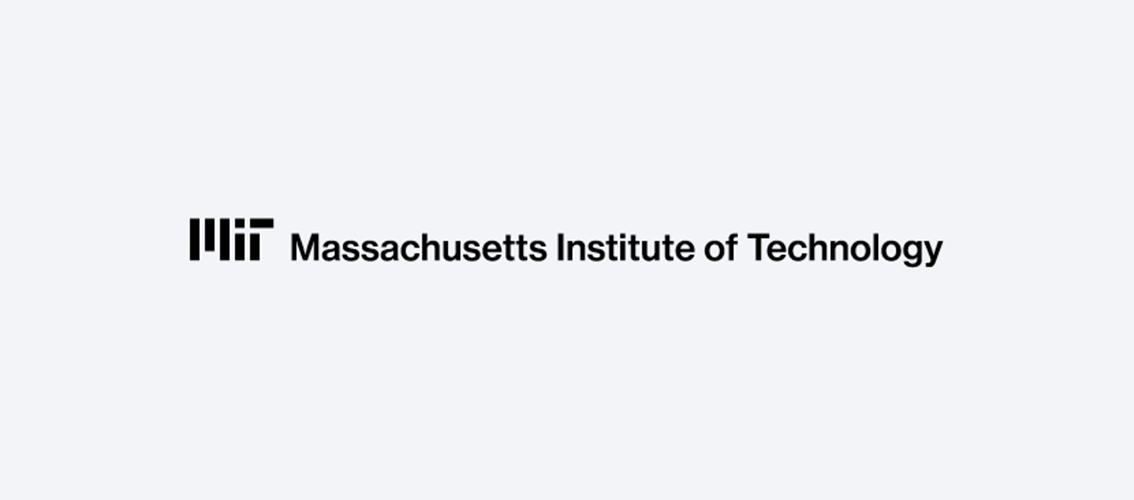 The one-line micro logo lock-up. The MIT logo is next to Massachusetts Institute of Technology.